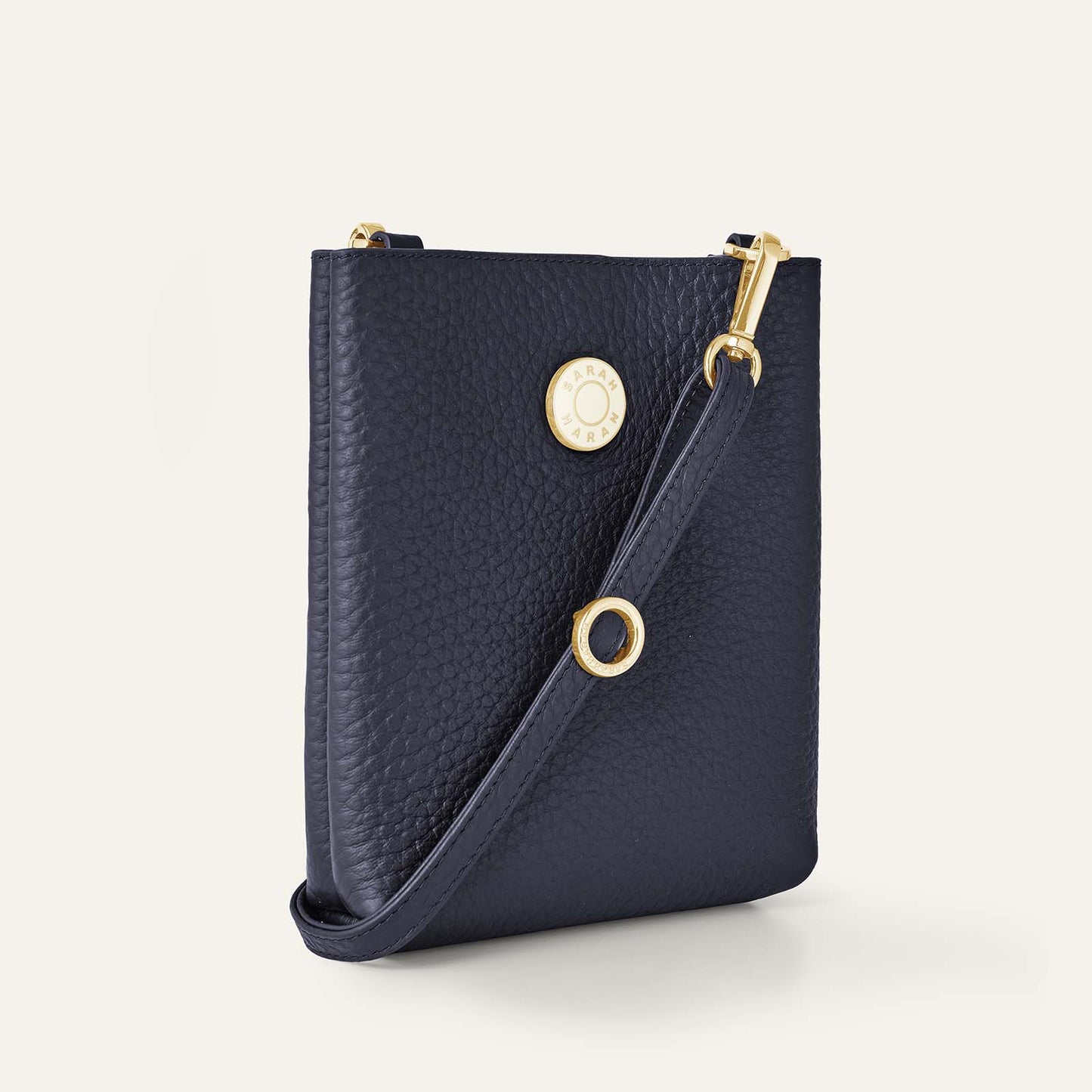 Minnie | Navy Bicouture & Paisley Blue with Gold hardware