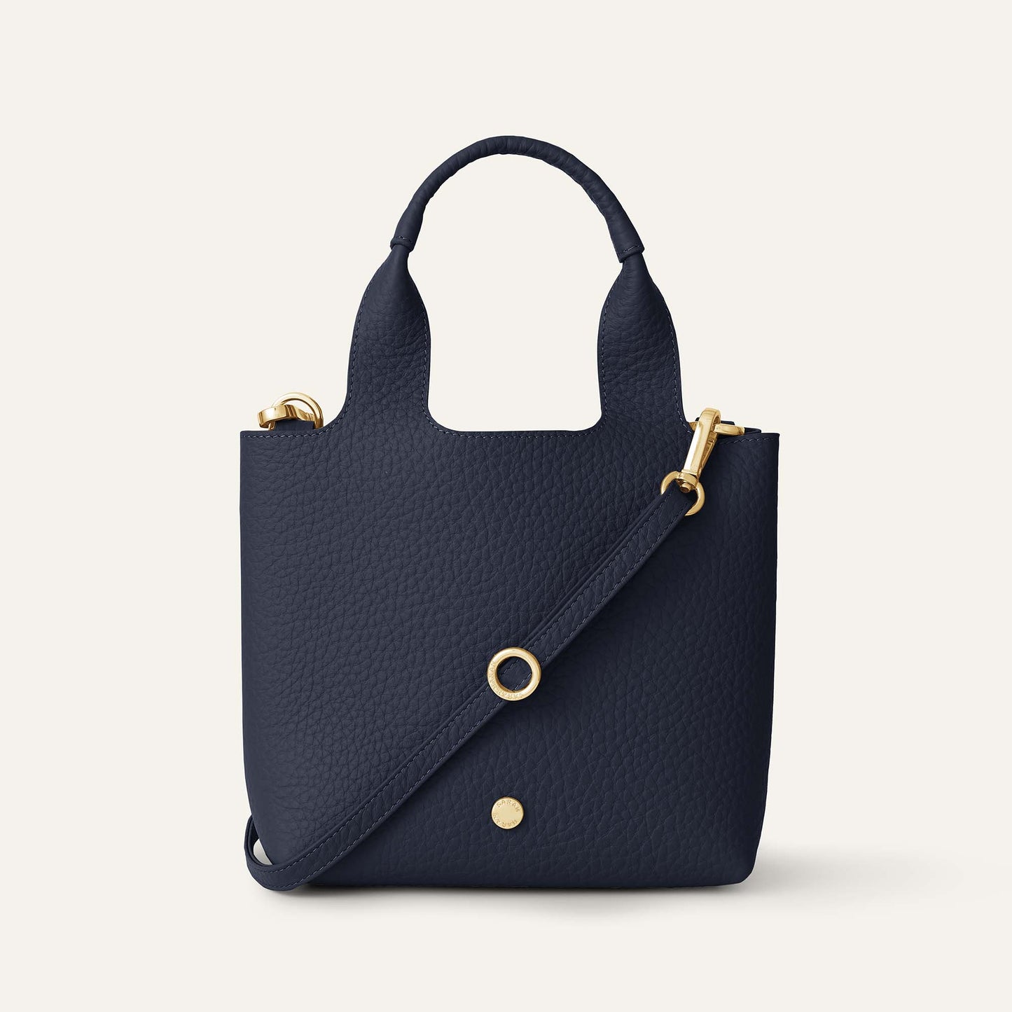Tansy Mini | Navy with Gold hardware