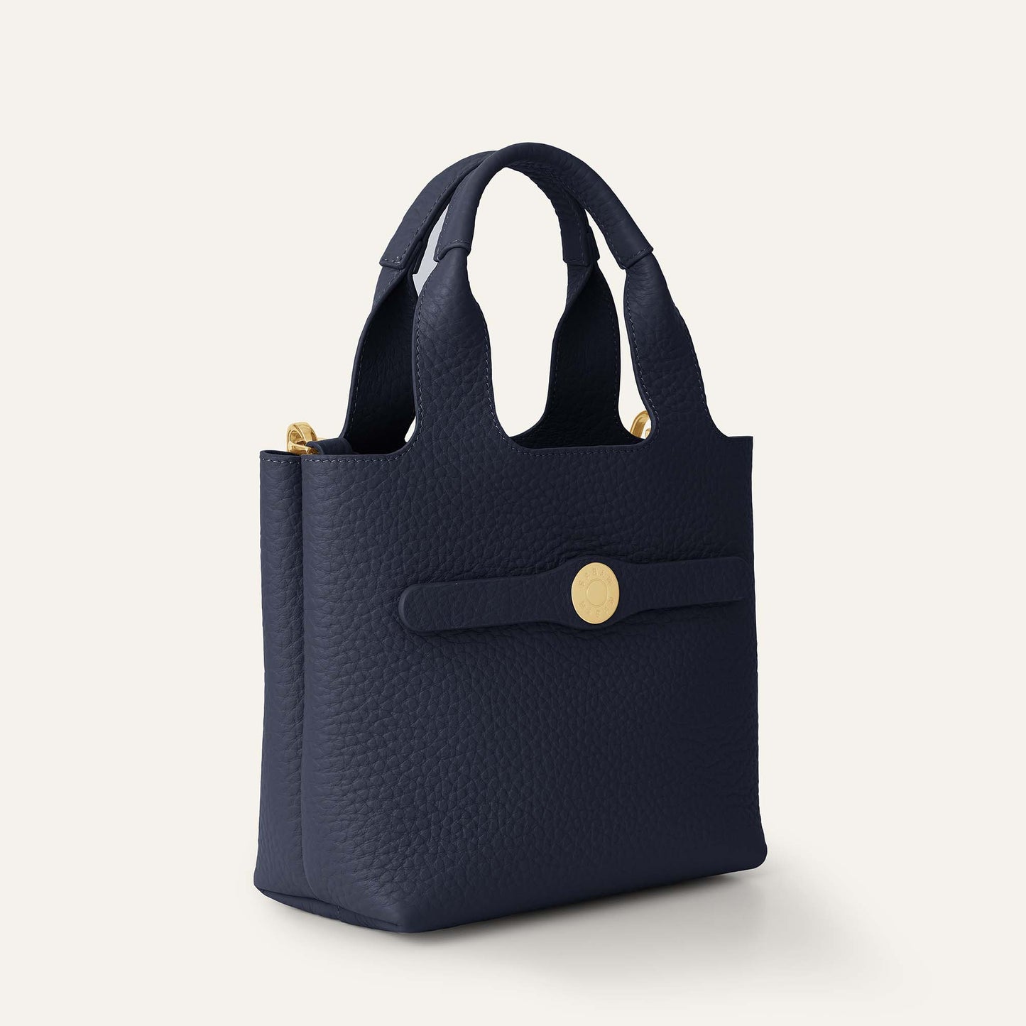 Tansy Mini | Navy with Gold hardware