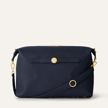 Lotus | Navy with Gold hardware