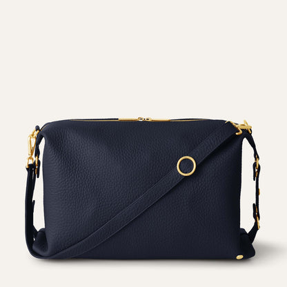 Lotus | Navy with Gold hardware