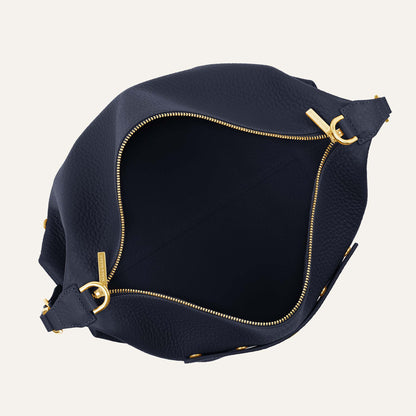 Lotus | Navy with Gold hardware