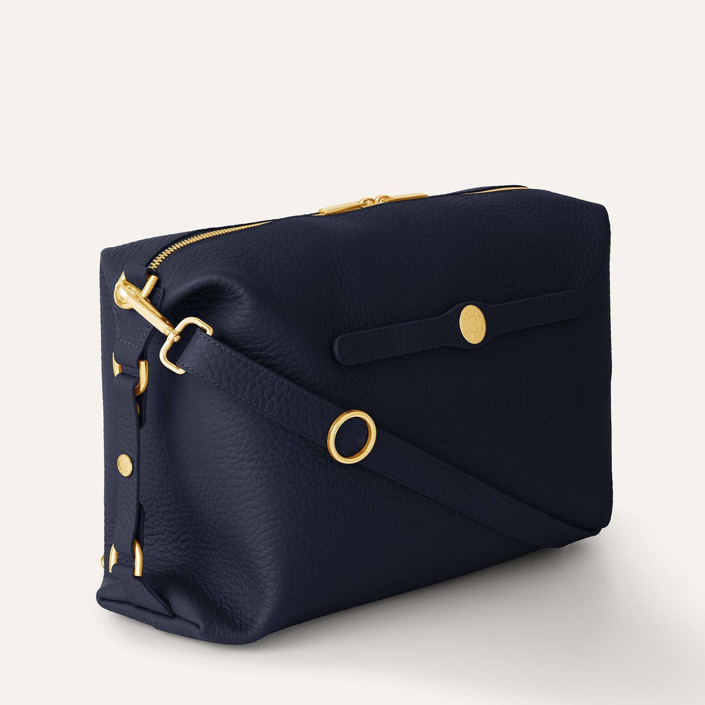 Lotus | Navy with Gold hardware