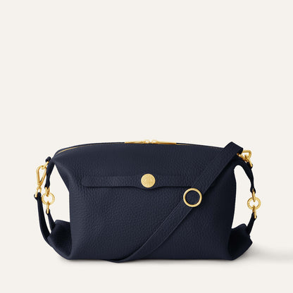 Lotus | Navy with Gold hardware