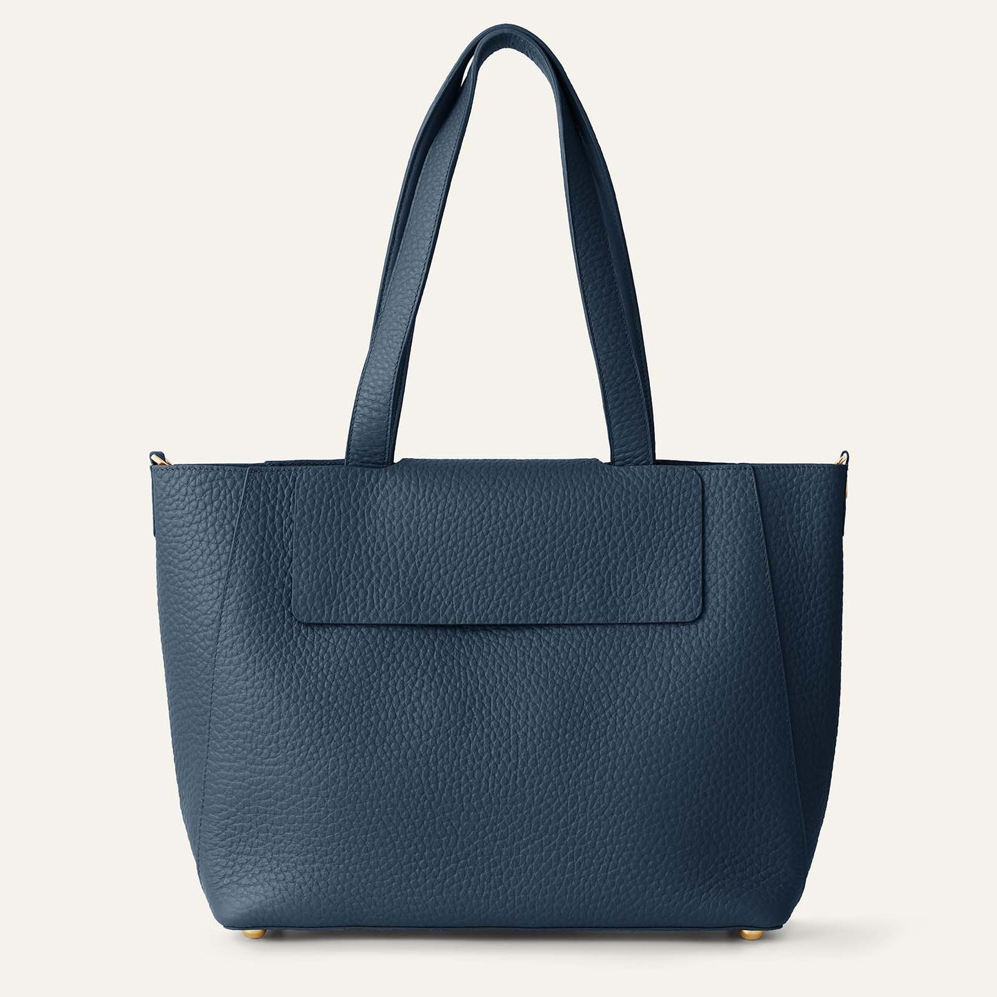 Sarah Tote - Bicouture | Navy Bicouture with Gold hardware