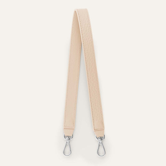 Grabette Handle | Nude Bicouture with Silver hardware