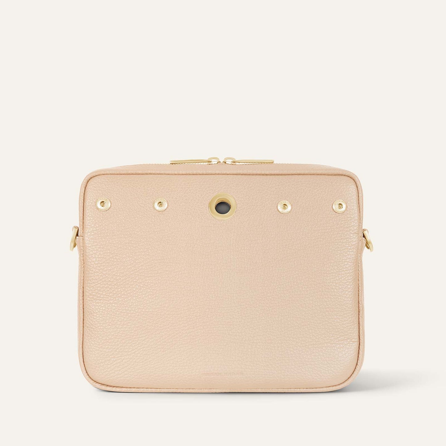 Mia Crossbody | Nude with Gold hardware
