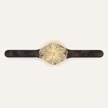 Fleur Deco Stud | Orbit with Gold hardware