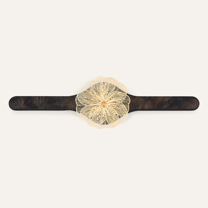 Fleur Deco Stud | Orbit with Gold hardware