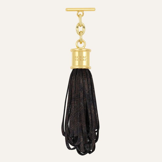 Pompom Tassel | Orbit with Gold hardware
