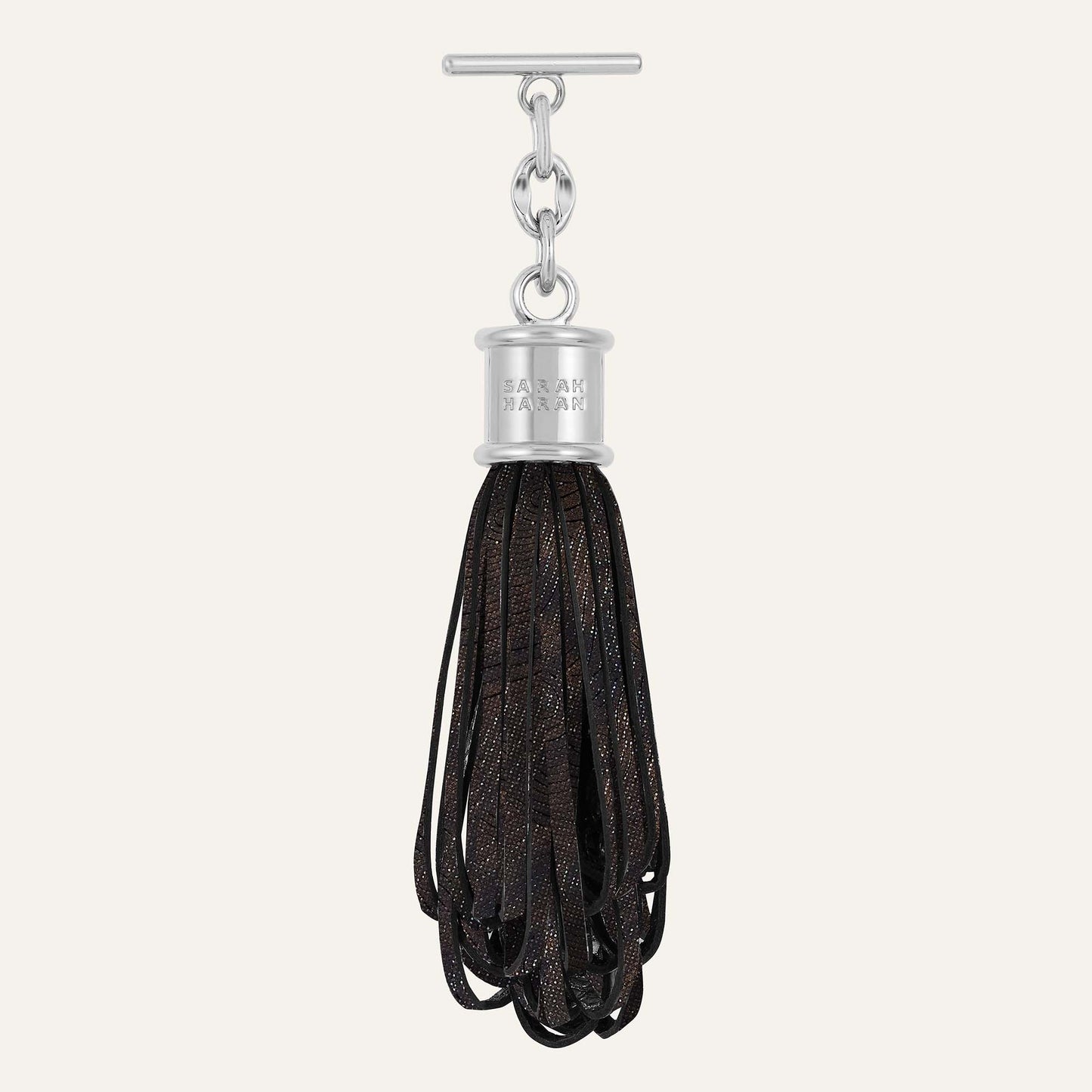 Pompom Tassel | Orbit with Silver hardware