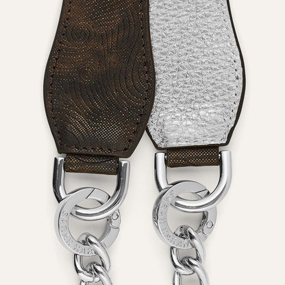 Complimentary Gift | Orbit Soft Metallic Silver with Silver hardware