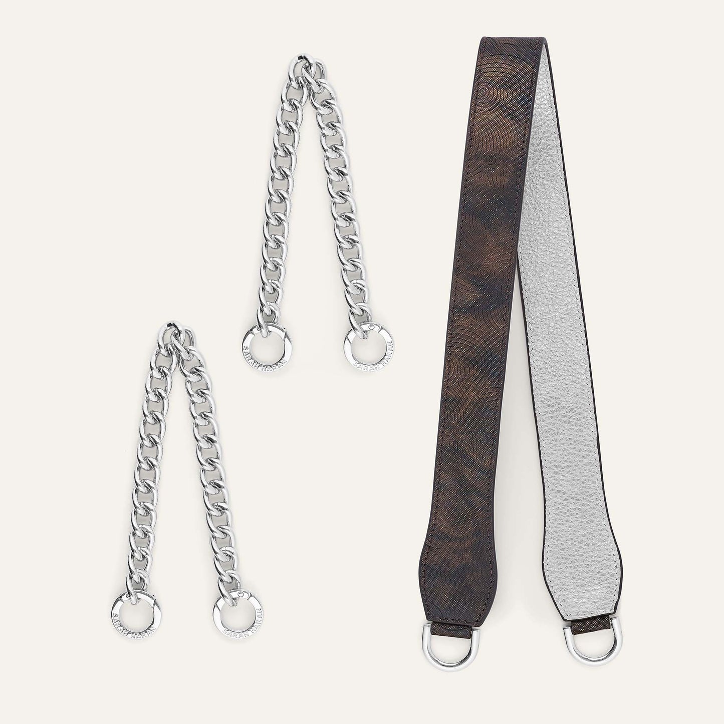 Complimentary Gift | Orbit Soft Metallic Silver with Silver hardware