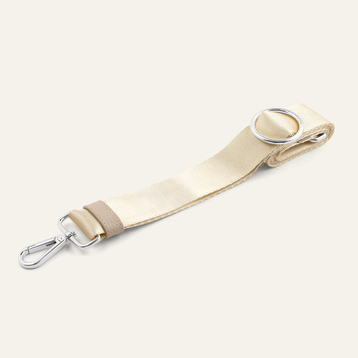 Oyster Sarah Haran River Strap with Silver hardware front | N39-S