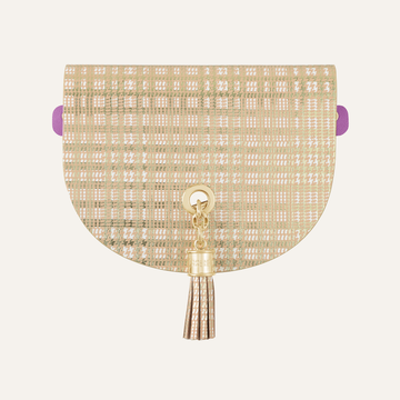 Flap Set Universal | Plaid Gold with Gold hardware