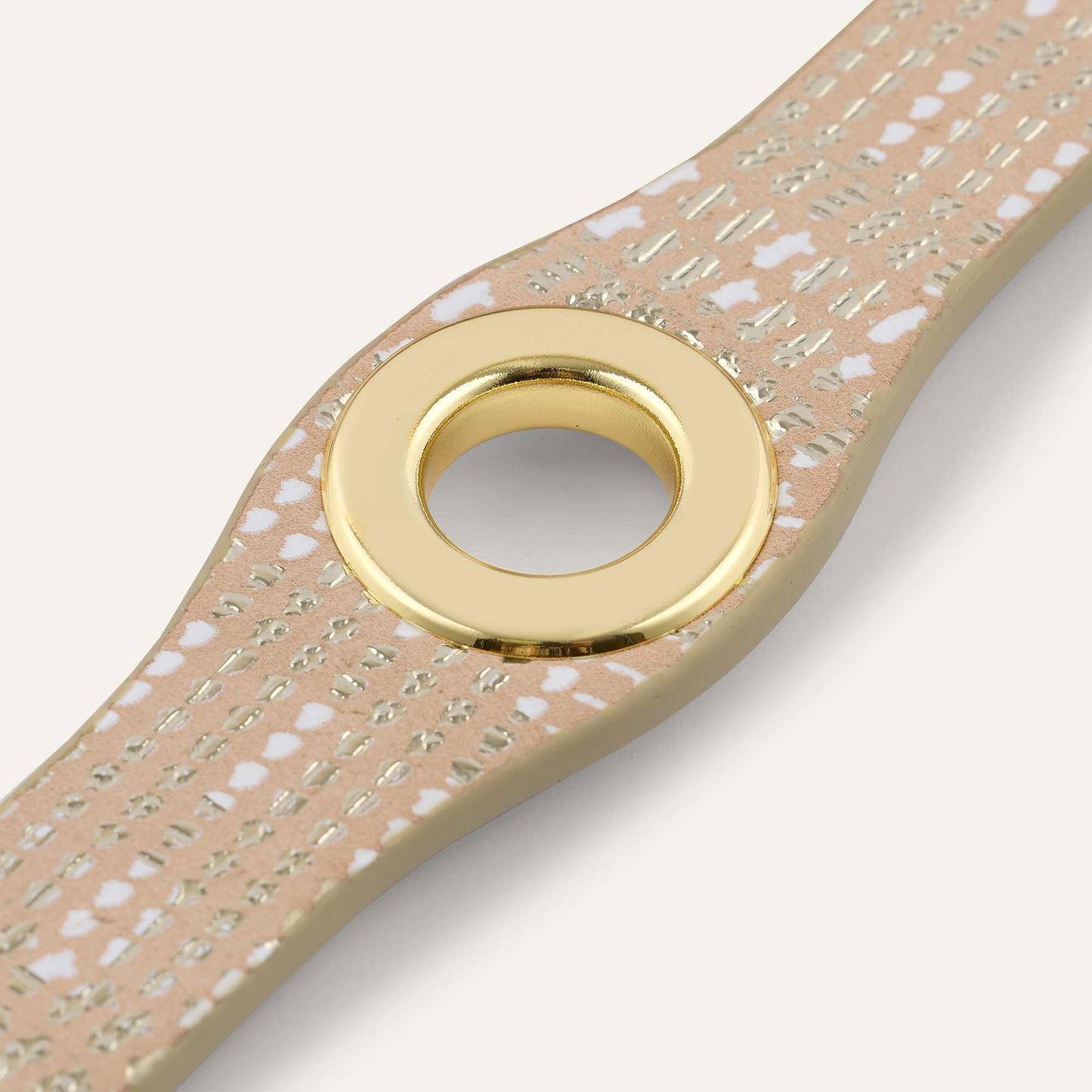 Deco Mini | Plaid Gold with Gold hardware