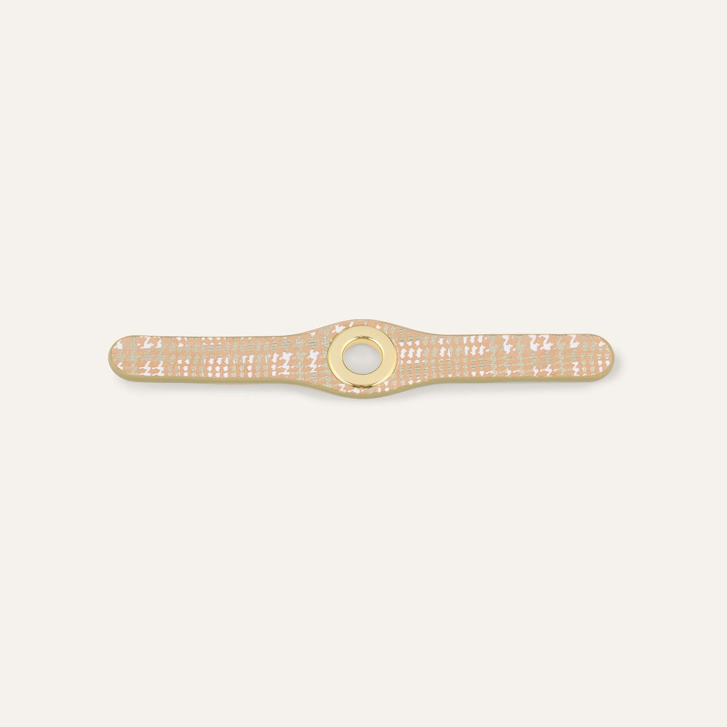 Deco Mini | Plaid Gold with Gold hardware