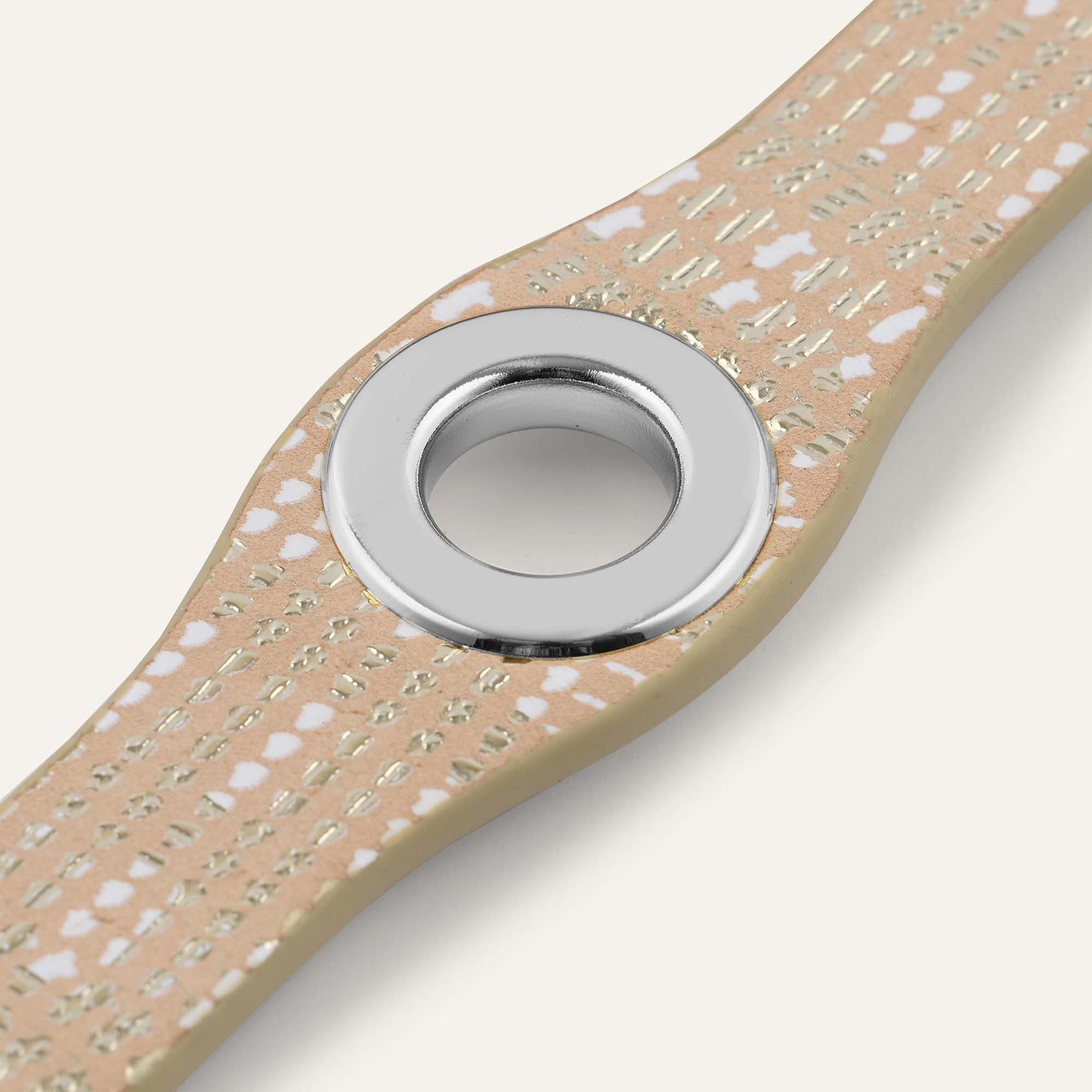 Deco Mini | Plaid Gold with Silver hardware