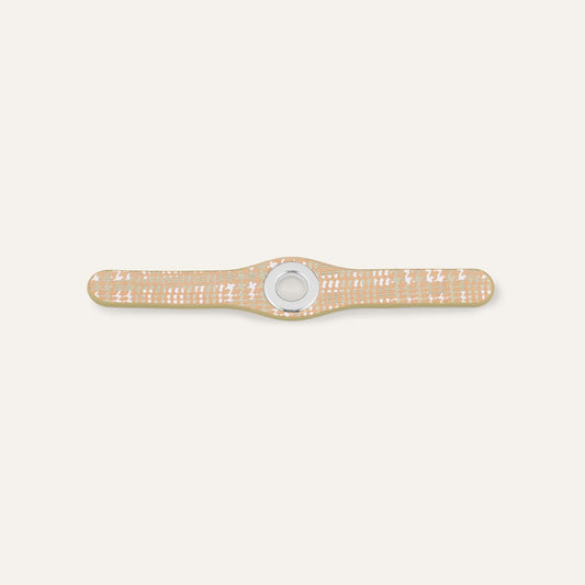 Deco Mini | Plaid Gold with Silver hardware
