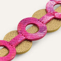 Deco Discs | Paradise Petal Shimmer Metallic Gold with Gold hardware