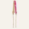 Gemini Strap | Paradise Petal Shimmer Metallic Gold with Gold hardware