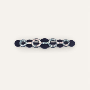 Deco Duo Mini | Peach Mosaic with Gold hardware