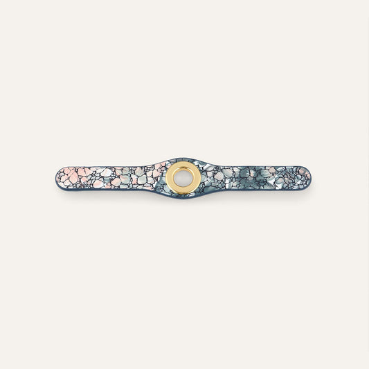 Deco Mini | Peach Mosaic with Gold hardware