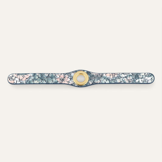 Deco Classic | Peach Mosaic with Gold hardware