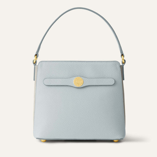 Rosa Handbag | Pearl Grey Duo with Gold hardware
