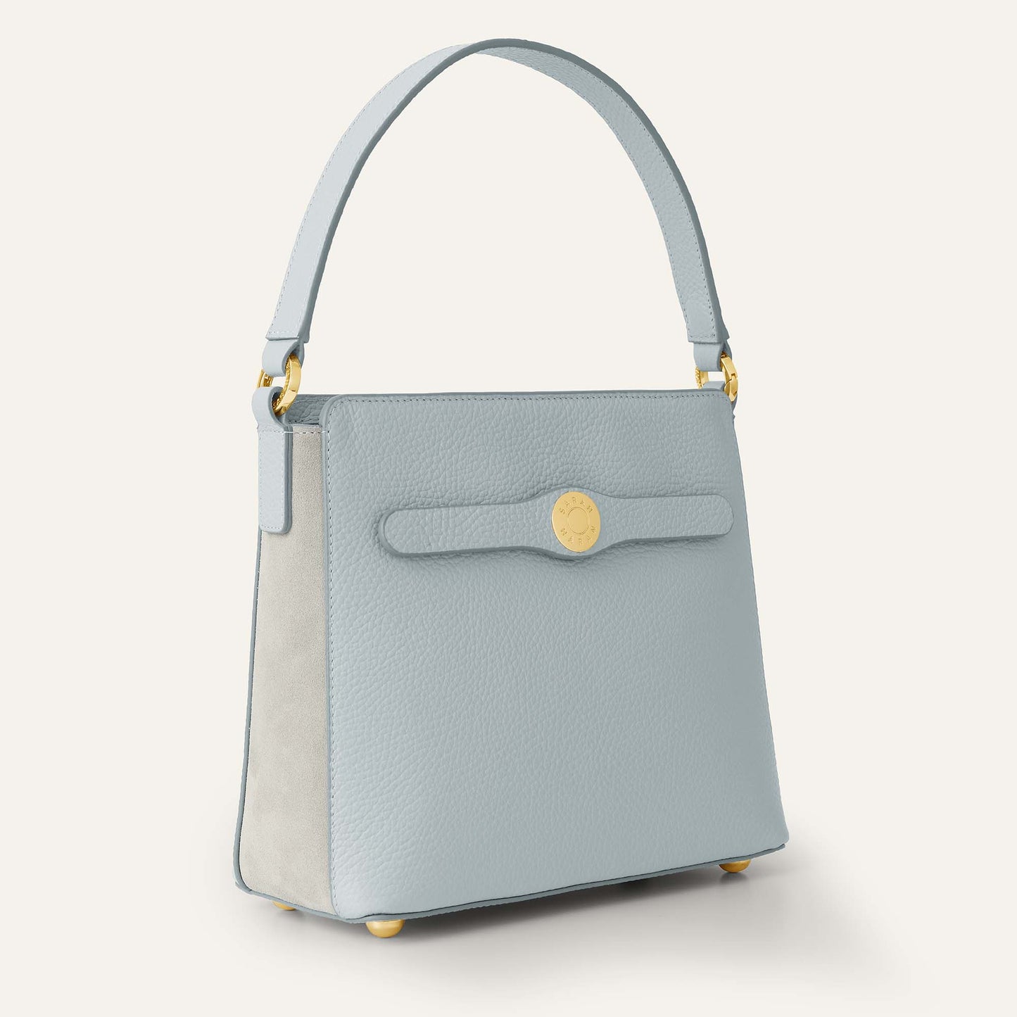 Rosa Handbag | Pearl Grey Duo with Gold hardware