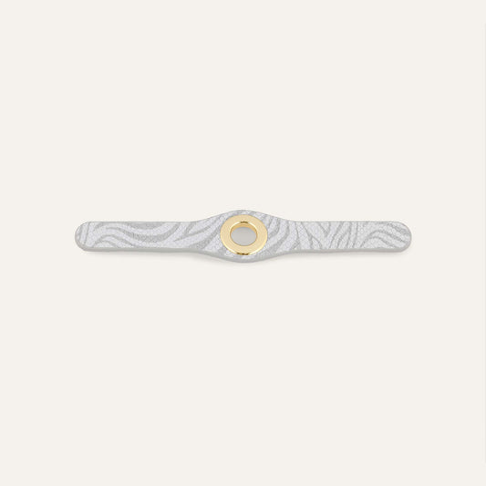 Deco Mini | Pearl Waves with Gold hardware