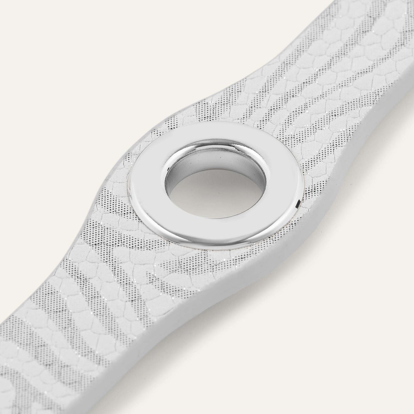 Deco Mini | Pearl Waves with Silver hardware