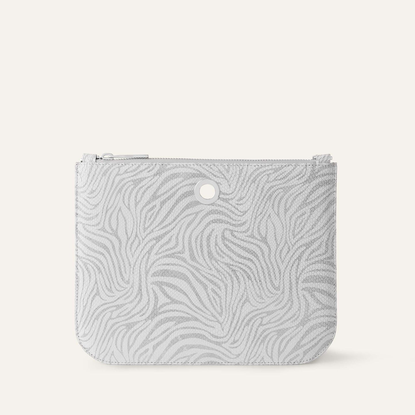 Ivy | Pearl Waves with Silver hardware