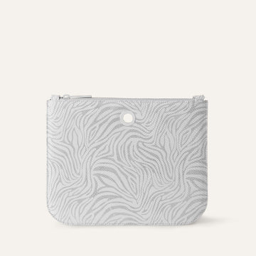 Ivy | Pearl Waves with Silver hardware