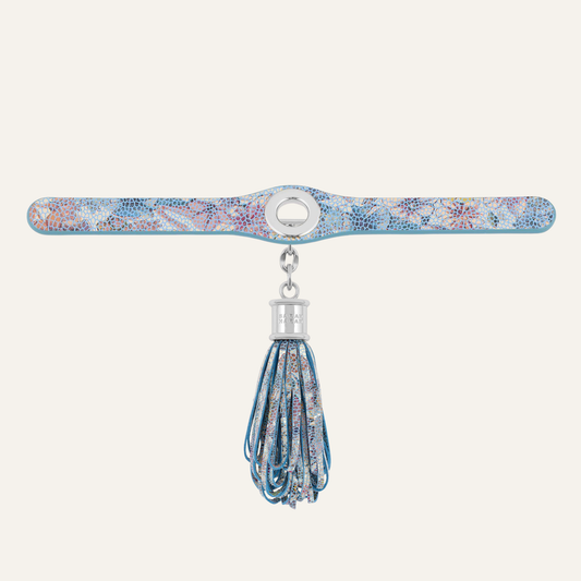 Lantern Duo  | Petal Mosaic with Silver hardware