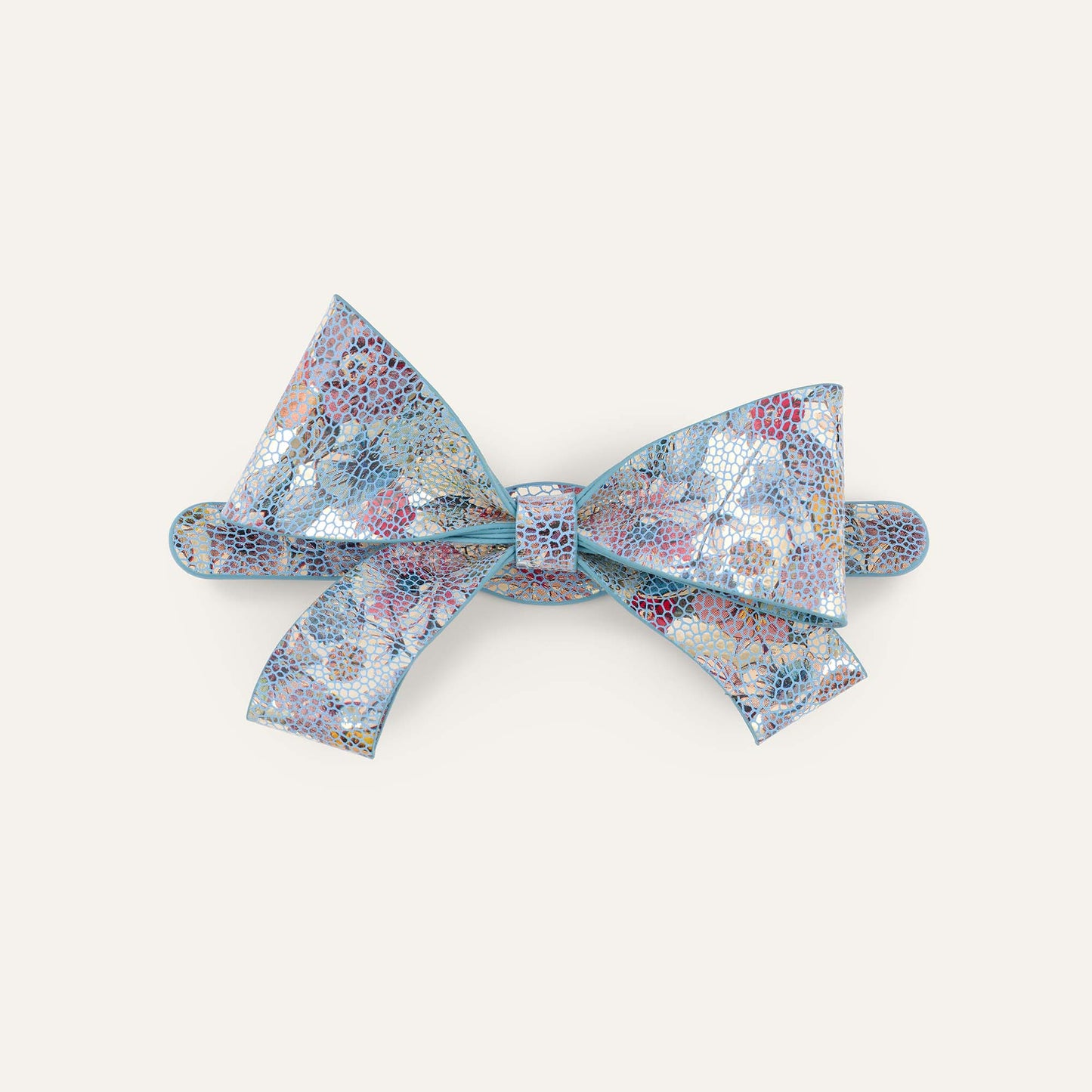 Bijoux Bow Mini | Petal Mosaic with Gold hardware