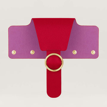 Ring Flap Classic | Pillarbox Red with Gold hardware