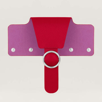 Ring Flap Classic | Pillarbox Red with Silver hardware