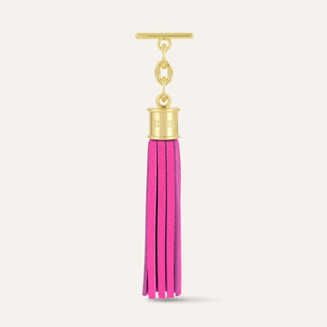 Capsule Tassel | Pink Kiss with Gold hardware