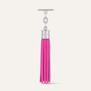 Capsule Tassel Classic | Pink Kiss with Silver hardware