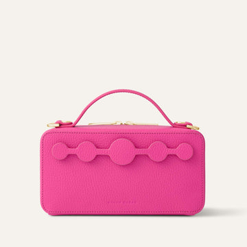 Pink Kiss Sarah Haran Marie Camera Bag with Gold hardware Front P74 G