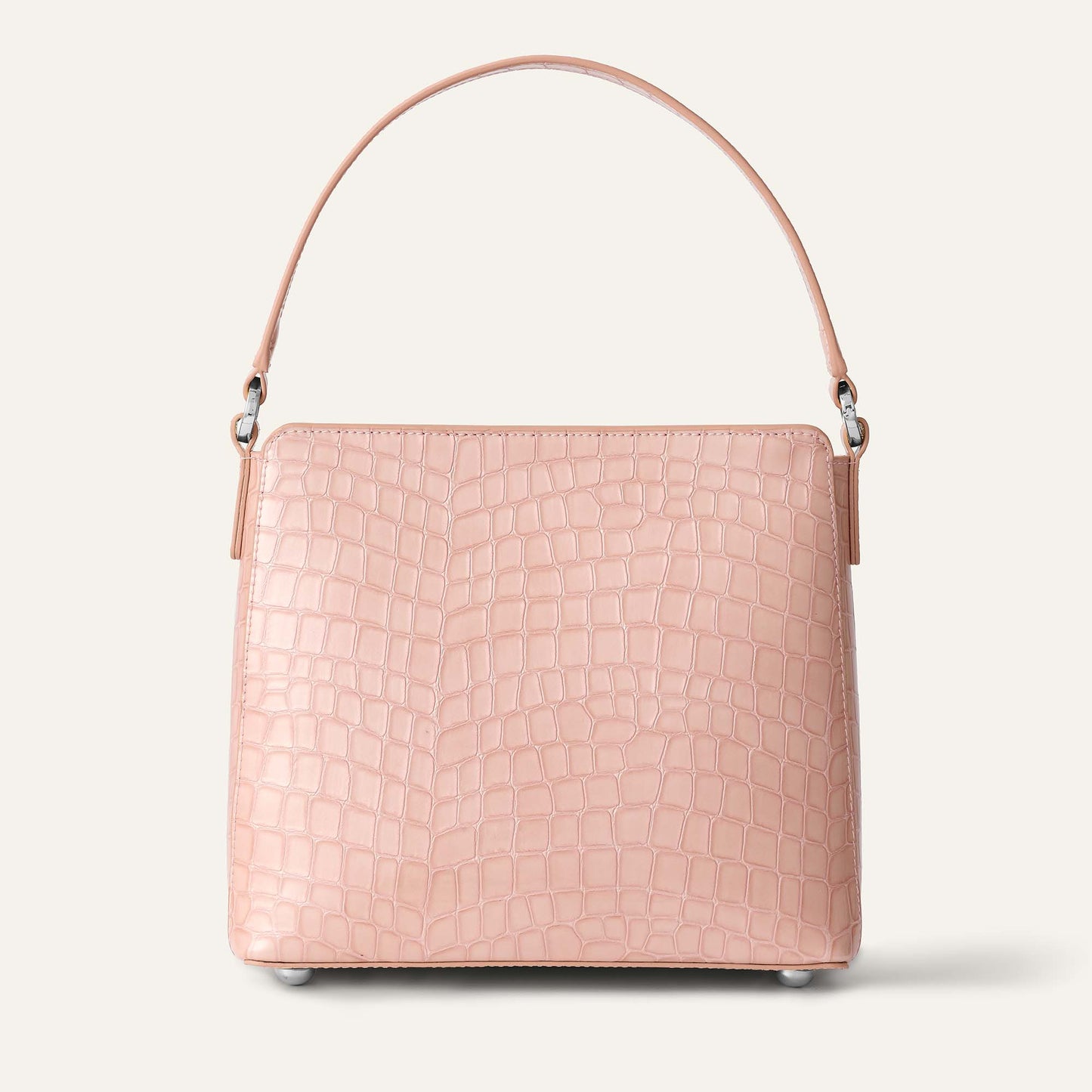 Rosa Handbag Pre Order | Pink Pearl with Silver hardware