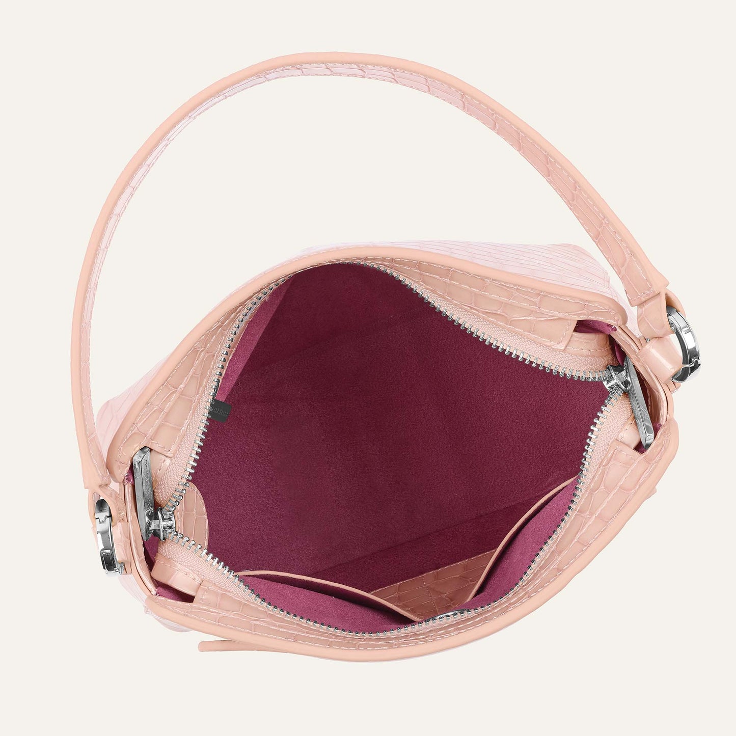 Rosa Handbag Pre Order | Pink Pearl with Silver hardware