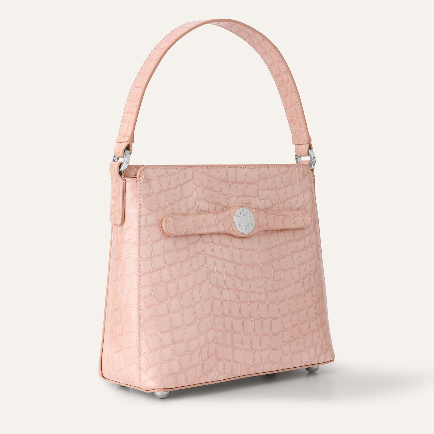 Rosa Handbag Pre Order | Pink Pearl with Silver hardware
