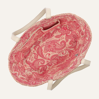 Complimentary Bag | Blush Ivory with Silver hardware