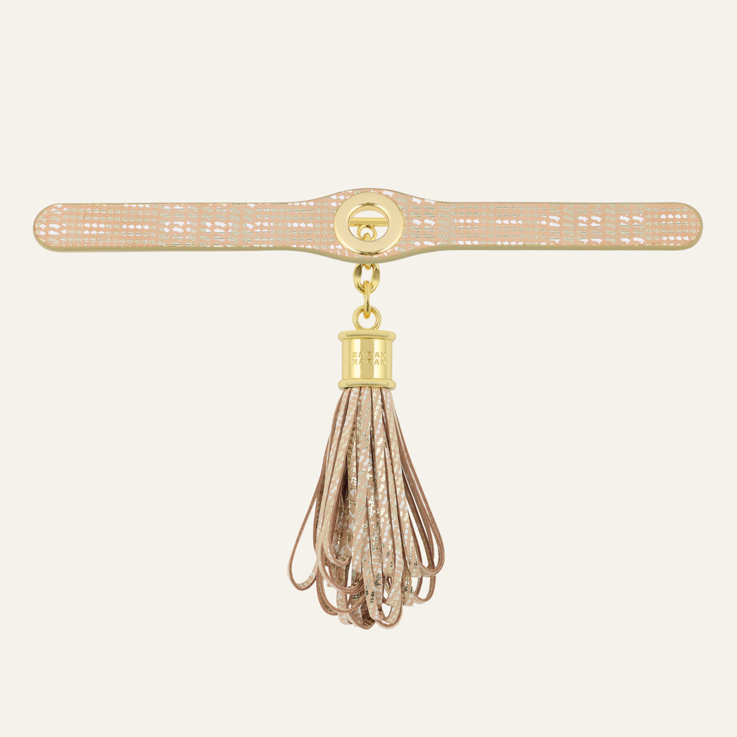 Lantern Deco Set Classic | Plaid Gold with Gold hardware