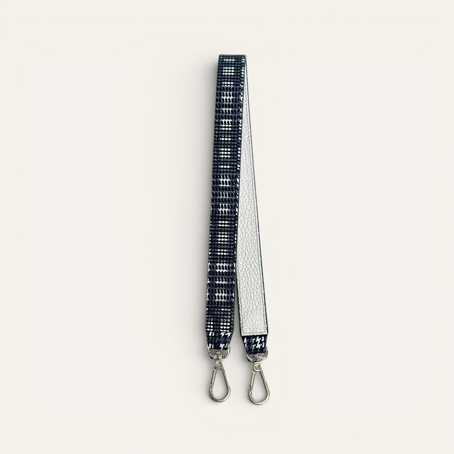 Grabette Handle | Plaid Dreams with Silver hardware