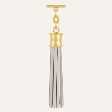 Capsule Tassel | Porcelain with Gold hardware