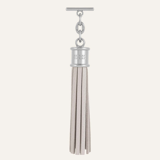 Capsule Tassel Classic | Porcelain with Silver hardware