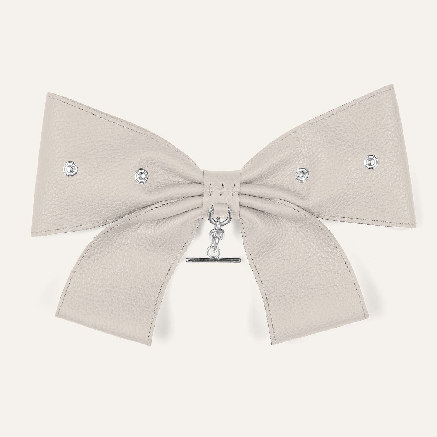 Deco Bow | Porcelain with Silver hardware